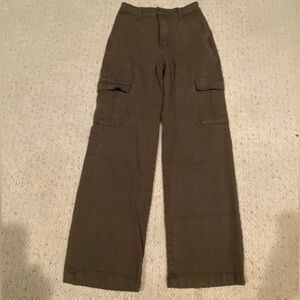 Kut from the Kloth Women's Brown Wide Cargo Jeans Sz2
